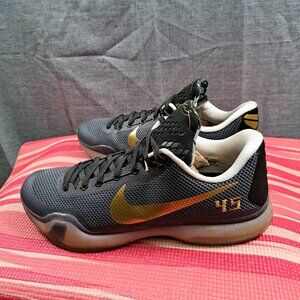 Nike Kobe 10 Low Nike iD (777411 992) Shoes Size 13 Black Gold Number 45 Men